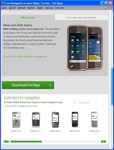 Nokia Ovi Maps